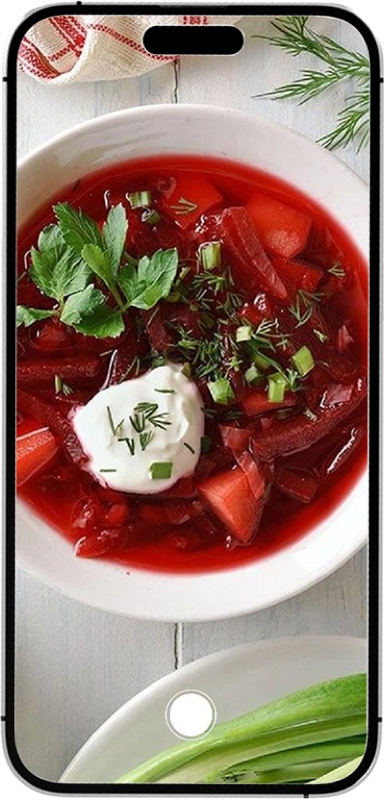 Фото блюда до анализа